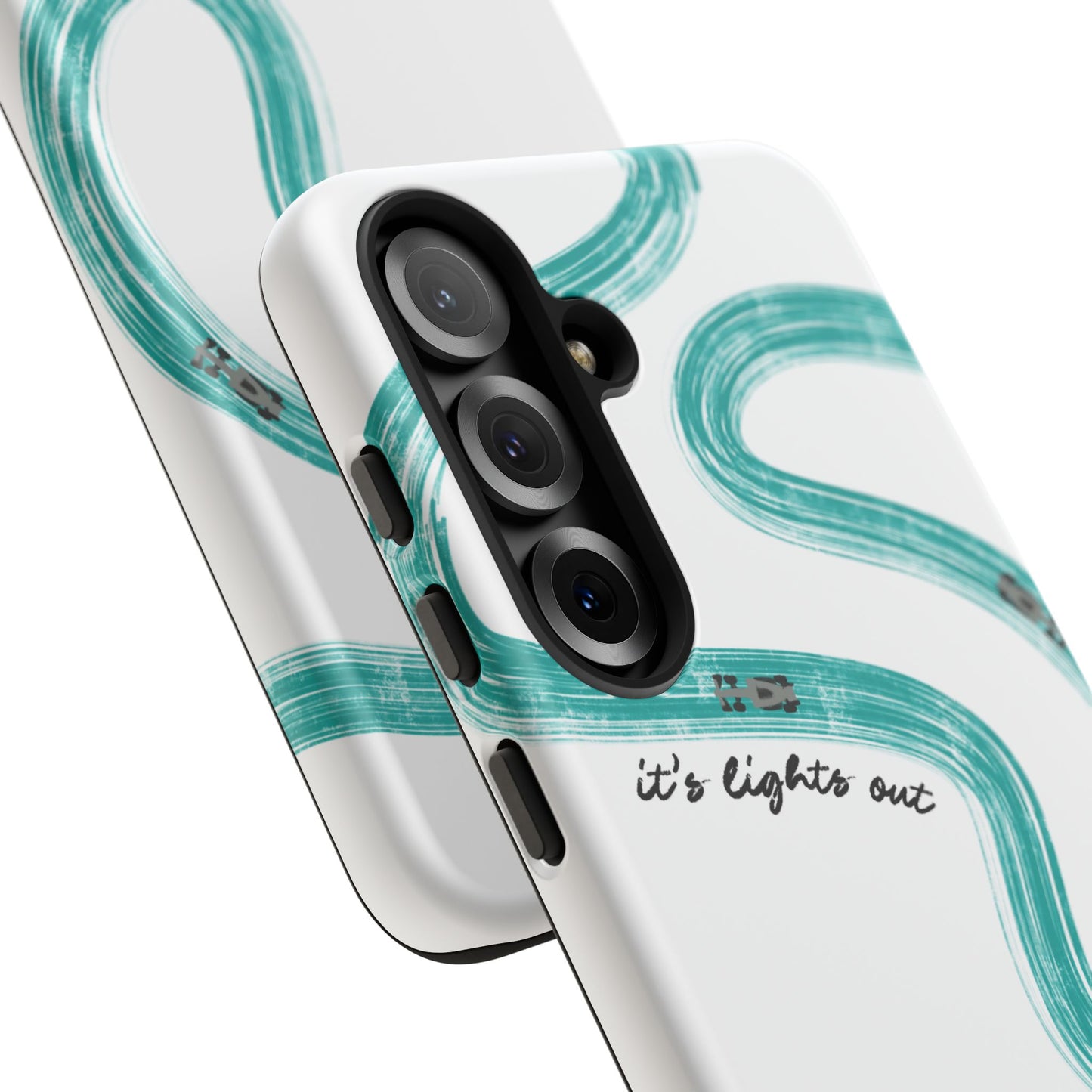 Mercedes F1 Phone Case Painted "its lights out and away we go", Trendy F1 Gift, Formula 1 Gift, Cute F1 Phone Case