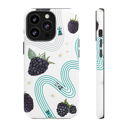 F1 Mercedes and Blackberries Phone Case , Trendy F1 Gift, Formula 1 Gift, Cute Fruit F1 Phone Case, Unique Phone Case