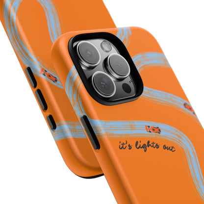 F1 Phone Case McLaren Painted "its lights out and away we go", Trendy F1 Gift, Formula 1 Gift, Cute F1 Phone Case, Phone Case