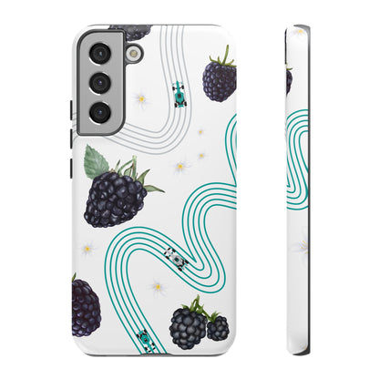 F1 Mercedes and Blackberries Phone Case , Trendy F1 Gift, Formula 1 Gift, Cute Fruit F1 Phone Case, Unique Phone Case