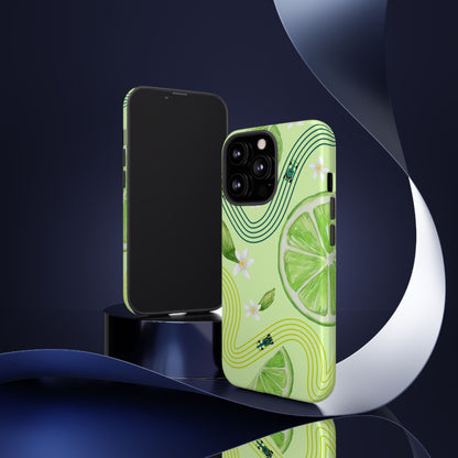 Green F1 Aston Martin and Lime Phone Case, Trendy F1 Gift, Formula 1 Gift, Cute Fruit F1 Phone Case, Unique Phone Case