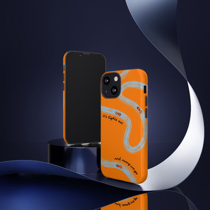 F1 Phone Case McLaren Painted "its lights out and away we go", Trendy F1 Gift, Formula 1 Gift, Cute F1 Phone Case, Phone Case