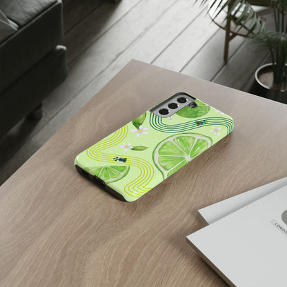 Green F1 Aston Martin and Lime Phone Case, Trendy F1 Gift, Formula 1 Gift, Cute Fruit F1 Phone Case, Unique Phone Case