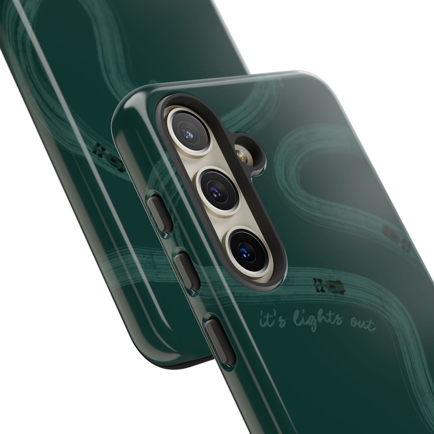 F1 Phone Case Monochrome Green Painted "its lights out and away we go", Trendy F1 Gift, Formula 1 Gift, Cute F1 Phone Case, Phone Case