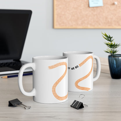 F1  It's Lights Out and Away We Go Mug, Unique Gift for Coffee Lovers, Whimsical Formula 1 Gift