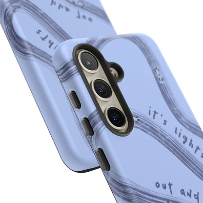 Blue Lights Out F1 Phone Case Design, Trendy F1 Gift, Formula 1 Gift, Cute F1 Phone Case, Unique Formula One Phone Case