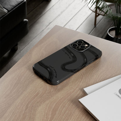 F1 Phone Case Monochrome Black Painted "its lights out and away we go", Trendy F1 Gift, Formula 1 Gift, Cute F1 Phone Case, Phone Case
