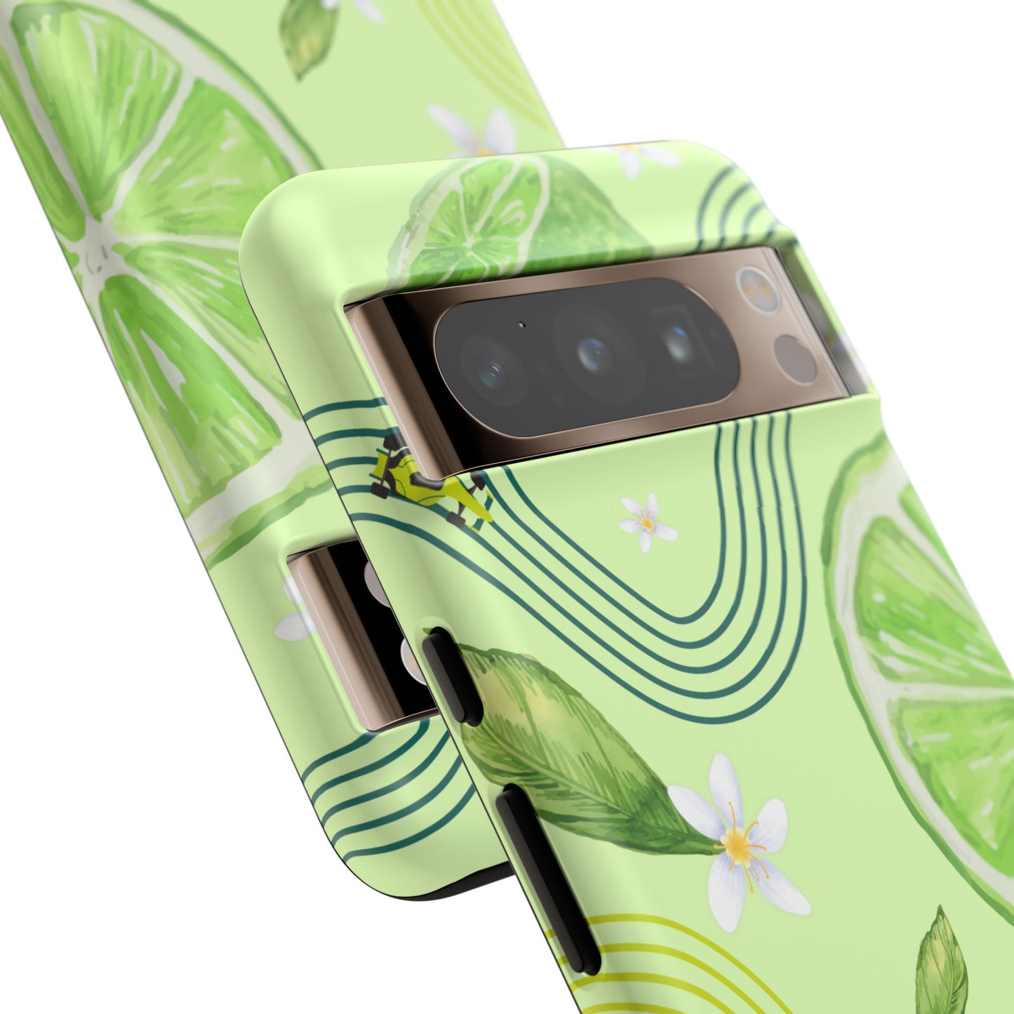 Green F1 Aston Martin and Lime Phone Case, Trendy F1 Gift, Formula 1 Gift, Cute Fruit F1 Phone Case, Unique Phone Case
