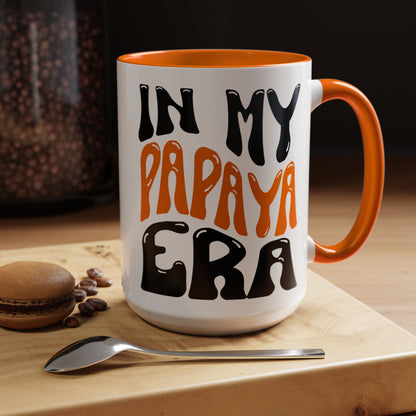 F1 McLaren In My Papaya Era Colored Mug_Accent Coffee Mug (11, 15oz)