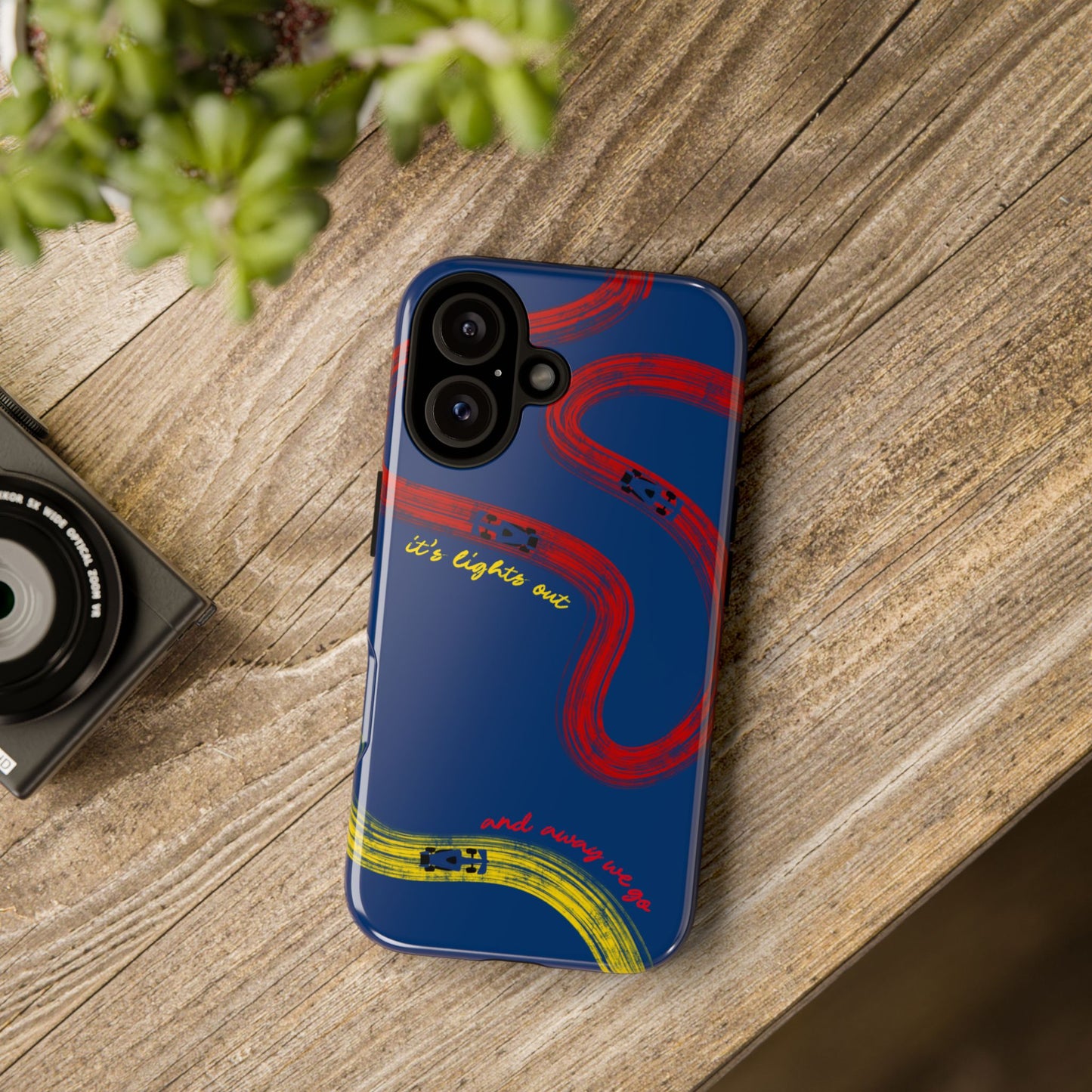 F1 Red Bull Racing Painted Track F1 Phone Case Design