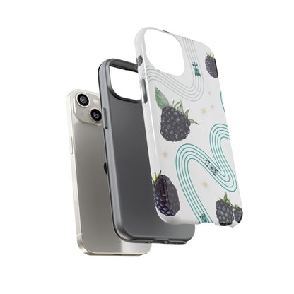 F1 Mercedes and Blackberries Phone Case , Trendy F1 Gift, Formula 1 Gift, Cute Fruit F1 Phone Case, Unique Phone Case