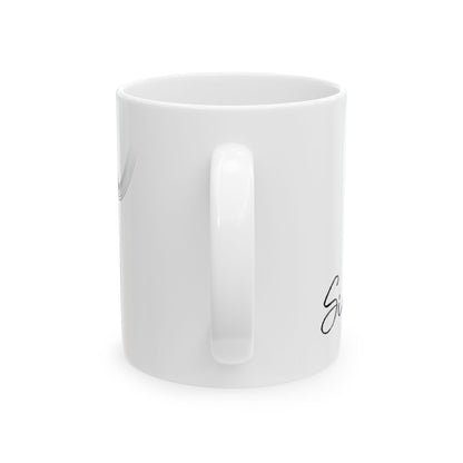 F1 Simply Lovely Mug with Track, Formula One Mug, Inspirational Ceramic Mug for Coffee Lovers