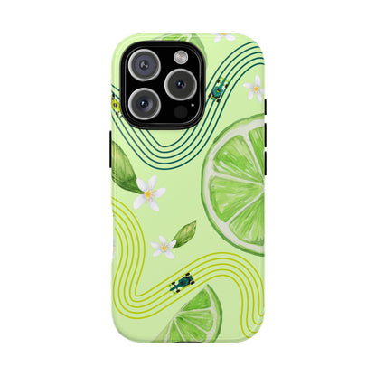 Green F1 Aston Martin and Lime Phone Case, Trendy F1 Gift, Formula 1 Gift, Cute Fruit F1 Phone Case, Unique Phone Case