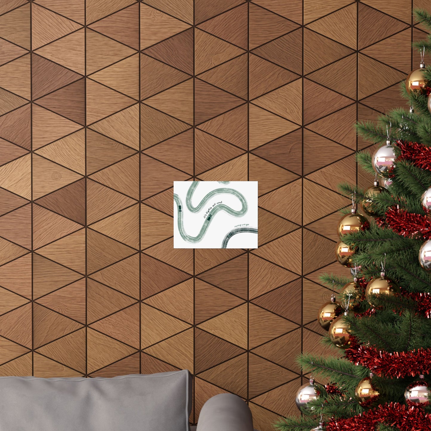 Green F1 Matte Horizontal Poster | US SIZING