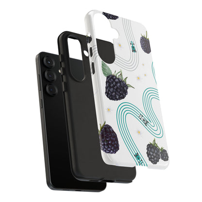 F1 Mercedes and Blackberries Phone Case , Trendy F1 Gift, Formula 1 Gift, Cute Fruit F1 Phone Case, Unique Phone Case