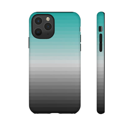 Mercedes F1 Phone Case Pixelated Team Colors, Trendy F1 Gift, Formula 1 Gift, Cute F1 Phone Case