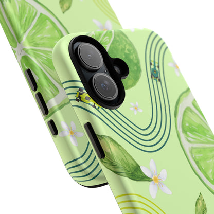 Green F1 Aston Martin and Lime Phone Case, Trendy F1 Gift, Formula 1 Gift, Cute Fruit F1 Phone Case, Unique Phone Case