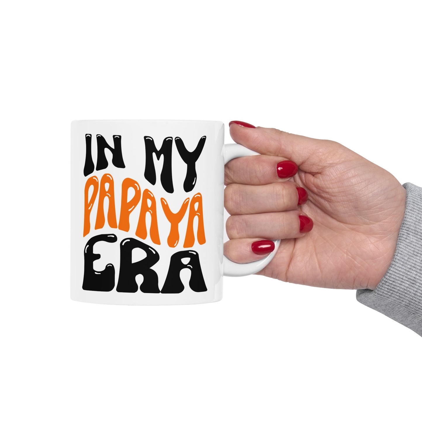F1 McLaren In My Papaya Era Mug, 11oz or 15oz Formula 1 Coffee Mug, Gift for Formula One Fan,