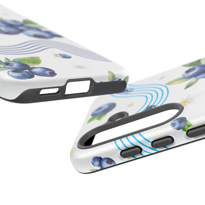 F1 Williams and Blueberries Phone Case, Trendy F1 Gift, Formula 1 Gift, Cute Fruit F1 Phone Case, Unique Phone Case