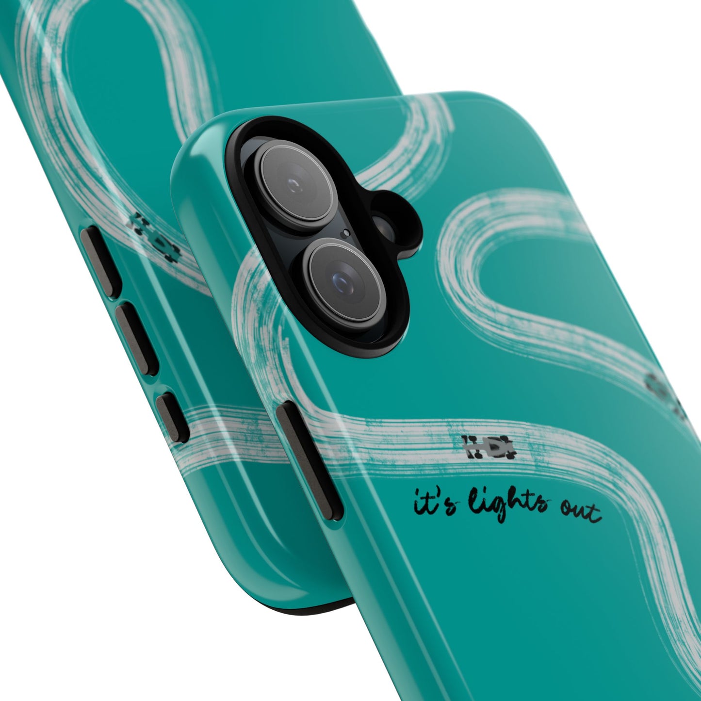 Mercedes F1 Phone Case Painted "its lights out and away we go", Trendy F1 Gift, Formula 1 Gift, Cute F1 Phone Case