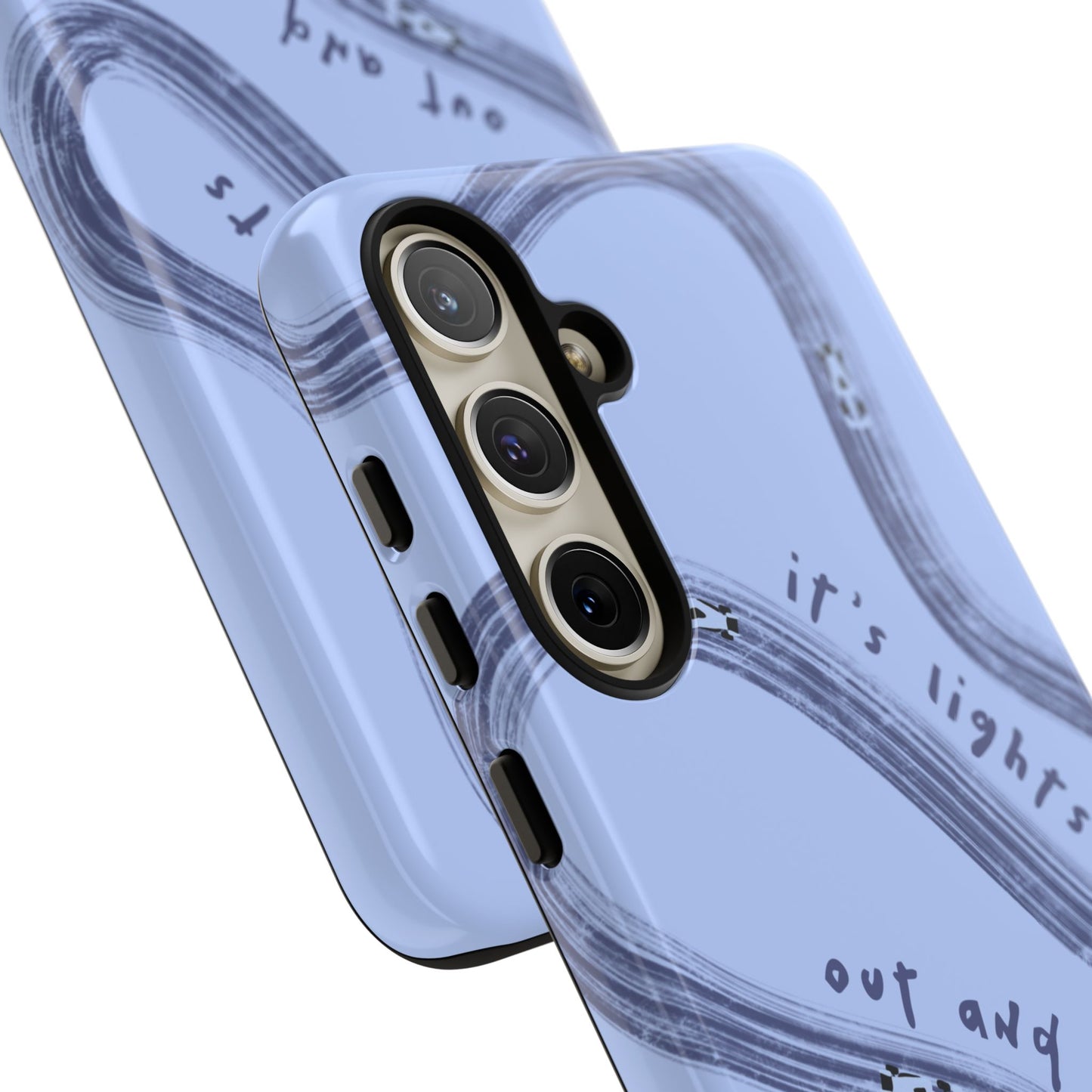 Blue Lights Out F1 Phone Case Design, Trendy F1 Gift, Formula 1 Gift, Cute F1 Phone Case, Unique Formula One Phone Case