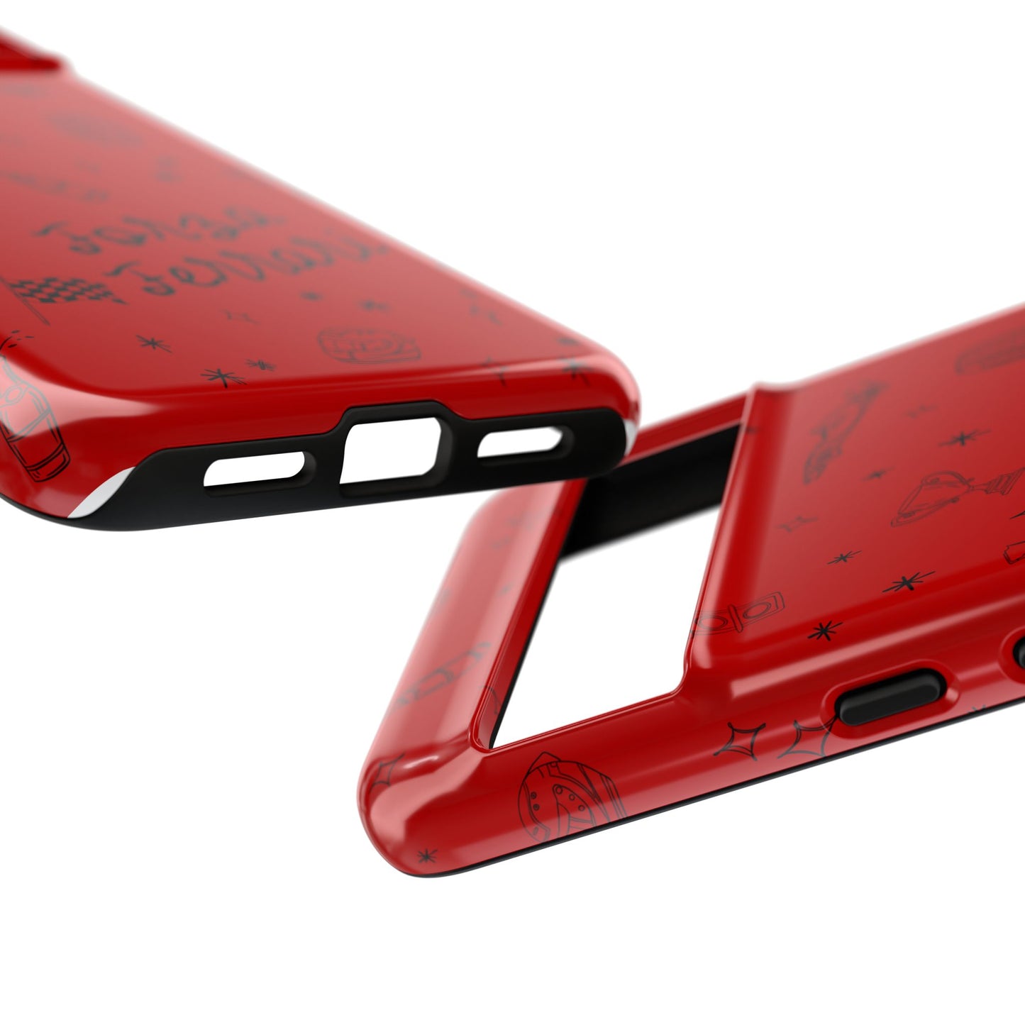 F1 Ferrari Racing Doodle "Forza Ferrari" F1 Phone Case Design