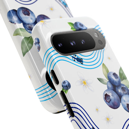 F1 Williams and Blueberries Phone Case, Trendy F1 Gift, Formula 1 Gift, Cute Fruit F1 Phone Case, Unique Phone Case