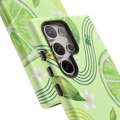 Green F1 Aston Martin and Lime Phone Case, Trendy F1 Gift, Formula 1 Gift, Cute Fruit F1 Phone Case, Unique Phone Case