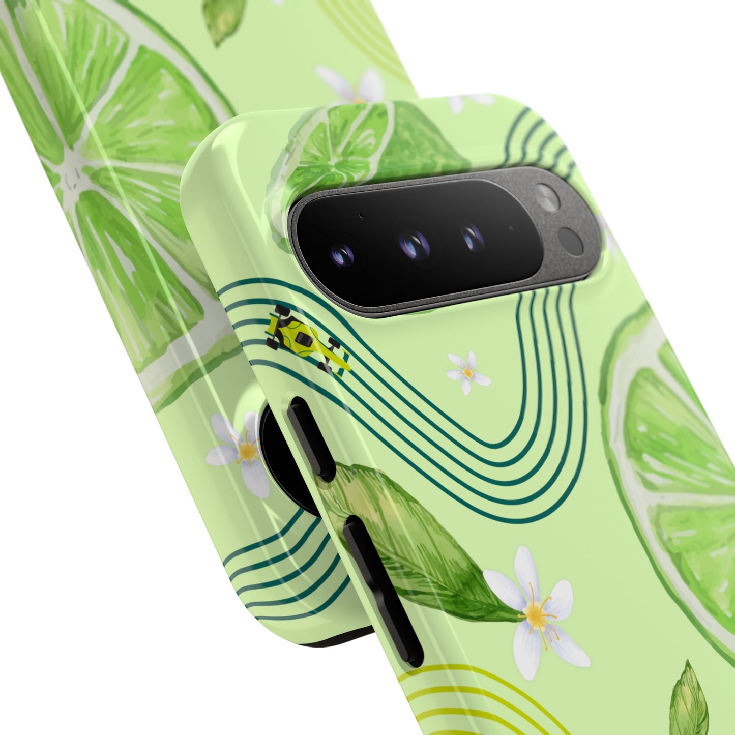 Green F1 Aston Martin and Lime Phone Case, Trendy F1 Gift, Formula 1 Gift, Cute Fruit F1 Phone Case, Unique Phone Case