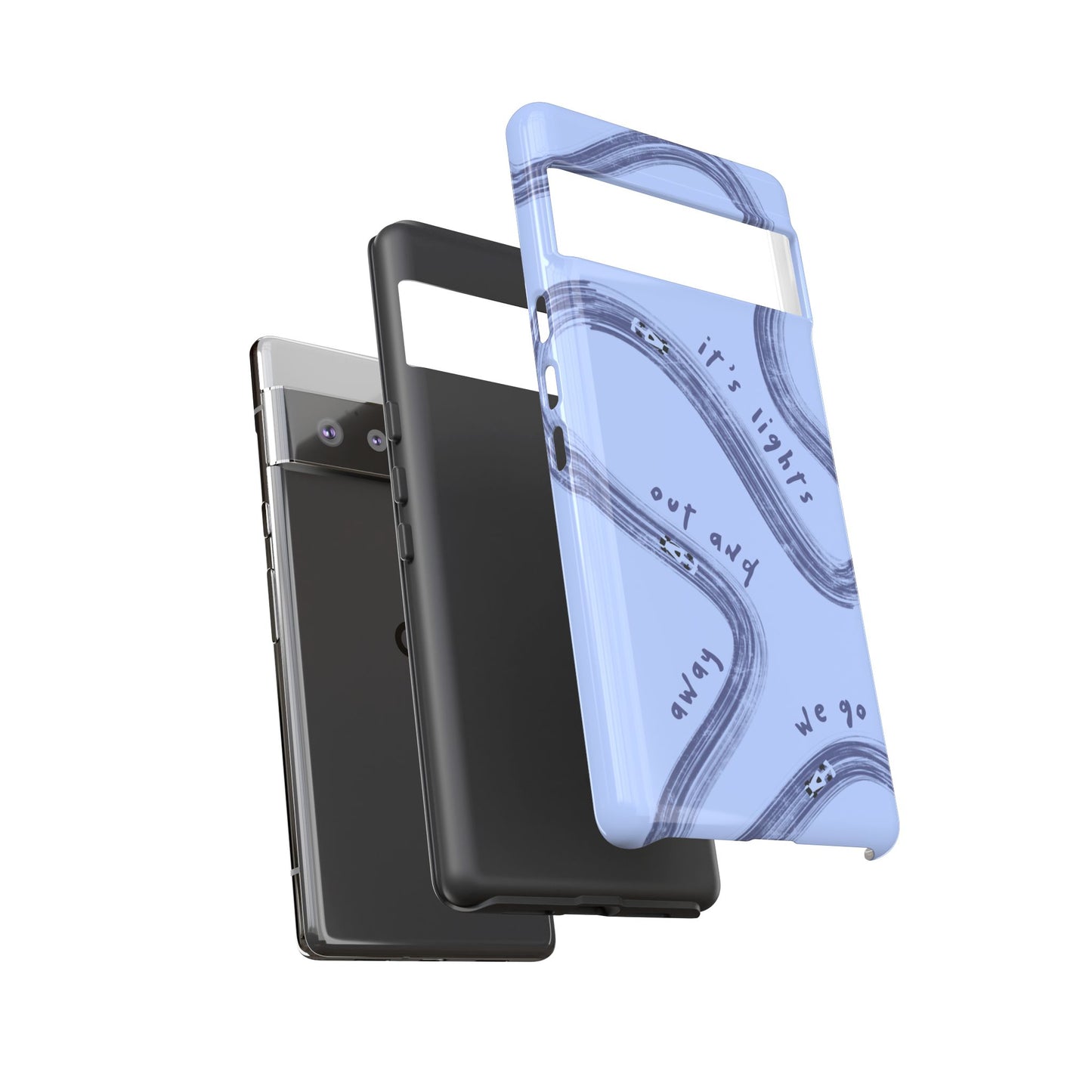 Blue Lights Out F1 Phone Case Design, Trendy F1 Gift, Formula 1 Gift, Cute F1 Phone Case, Unique Formula One Phone Case