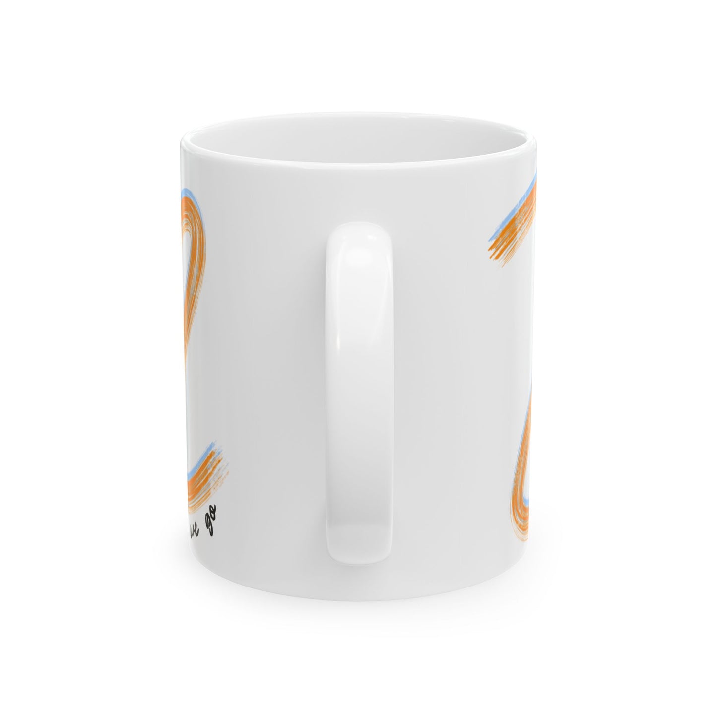 McLaren Orange Painted It's Lights Out and Away We Go Mug, Unique Gift for Coffee Lovers, Whimsical Formula 1 Gift