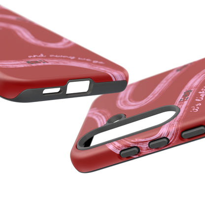 Red and Pink Lights Out F1 Phone Case Design, Trendy F1 Gift, Formula 1 Gift, Cute F1 Phone Case, Unique Formula One Phone Case