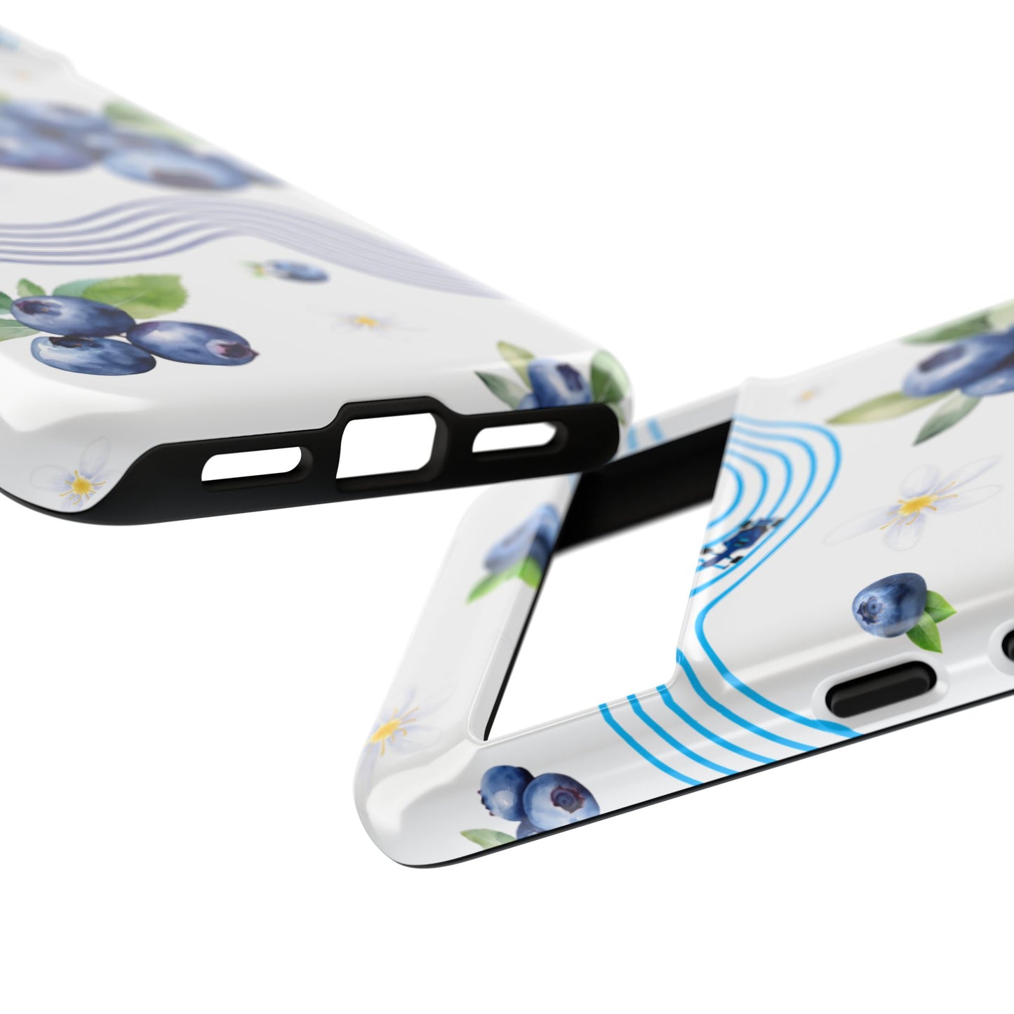 F1 Williams and Blueberries Phone Case, Trendy F1 Gift, Formula 1 Gift, Cute Fruit F1 Phone Case, Unique Phone Case