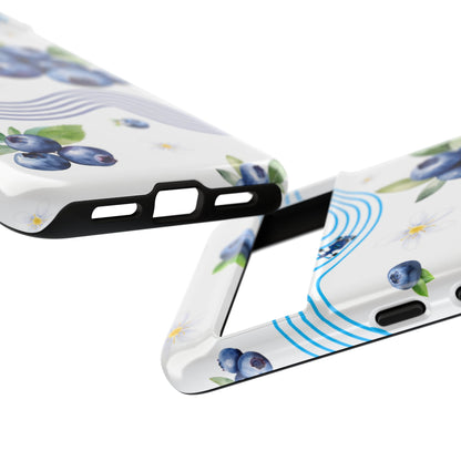 F1 Williams and Blueberries Phone Case, Trendy F1 Gift, Formula 1 Gift, Cute Fruit F1 Phone Case, Unique Phone Case