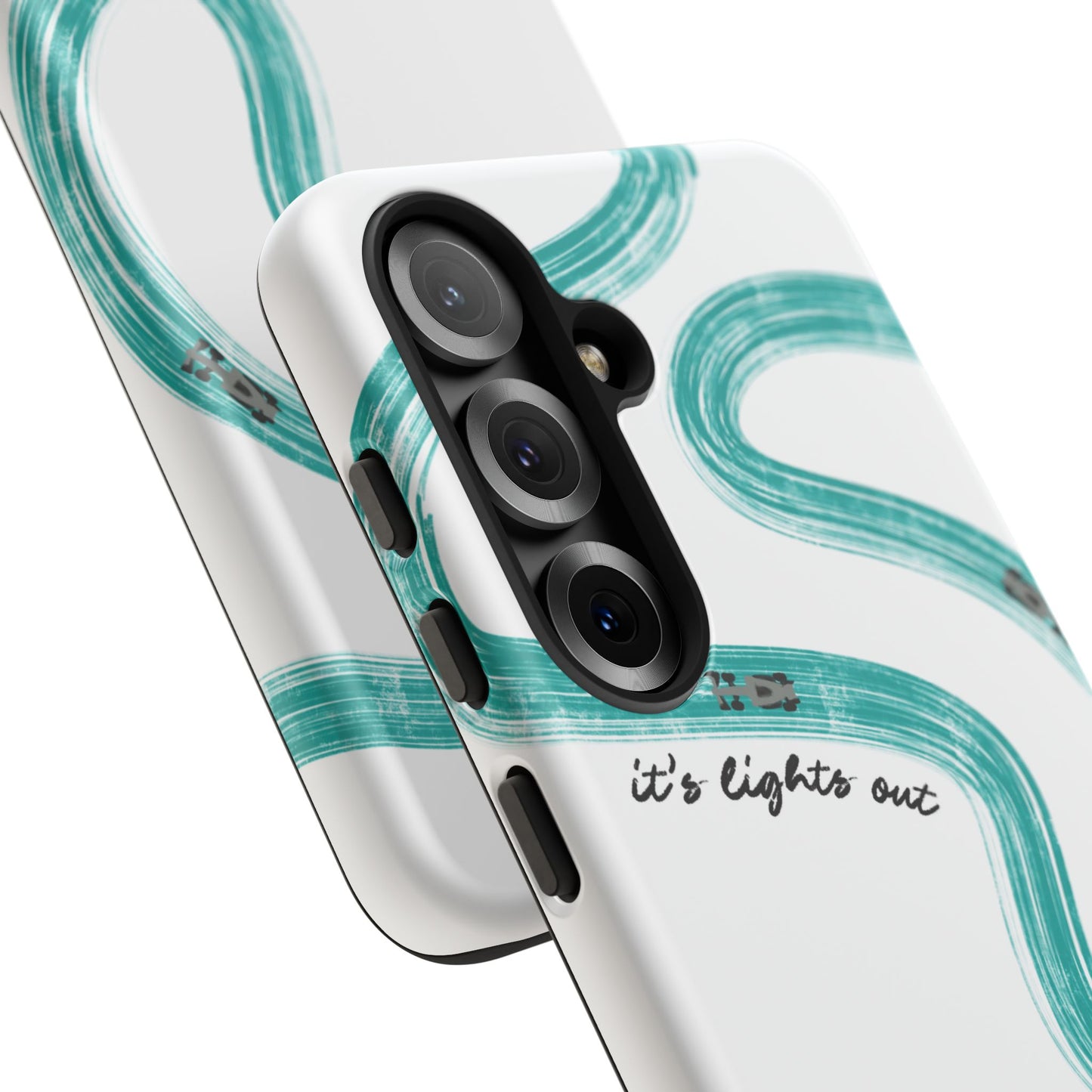 Mercedes F1 Phone Case Painted "its lights out and away we go", Trendy F1 Gift, Formula 1 Gift, Cute F1 Phone Case