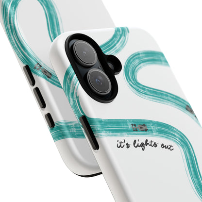 Mercedes F1 Phone Case Painted "its lights out and away we go", Trendy F1 Gift, Formula 1 Gift, Cute F1 Phone Case