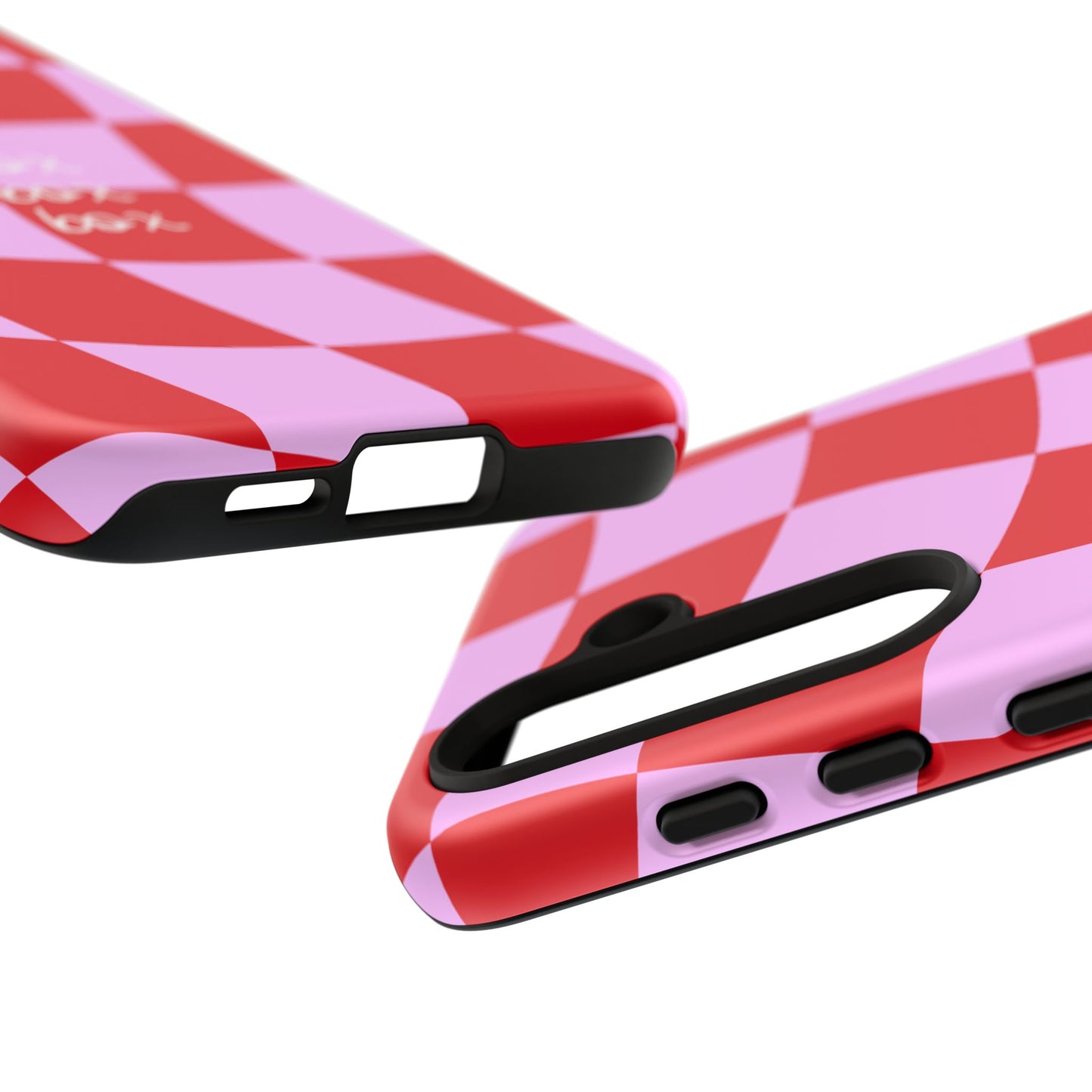 Pink and Red Checkered F1 Phone Case, Box Box Box F1 Phone Case