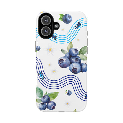 F1 Williams and Blueberries Phone Case, Trendy F1 Gift, Formula 1 Gift, Cute Fruit F1 Phone Case, Unique Phone Case