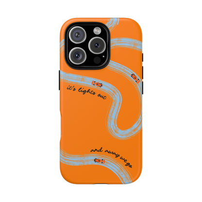 F1 Phone Case McLaren Painted "its lights out and away we go", Trendy F1 Gift, Formula 1 Gift, Cute F1 Phone Case, Phone Case