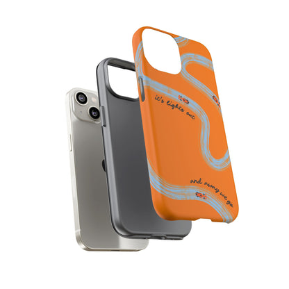 F1 Phone Case McLaren Painted "its lights out and away we go", Trendy F1 Gift, Formula 1 Gift, Cute F1 Phone Case, Phone Case