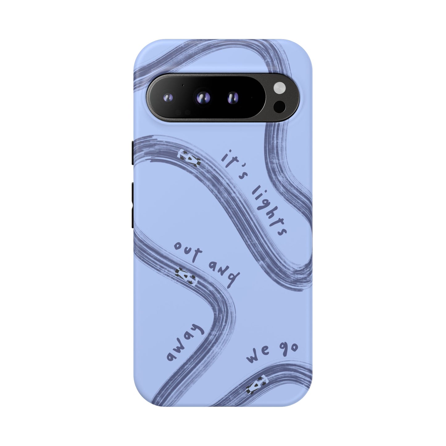 Blue Lights Out F1 Phone Case Design, Trendy F1 Gift, Formula 1 Gift, Cute F1 Phone Case, Unique Formula One Phone Case