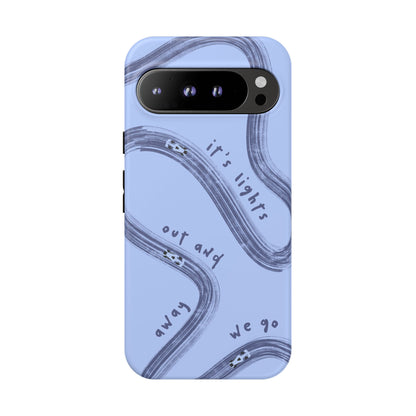 Blue Lights Out F1 Phone Case Design, Trendy F1 Gift, Formula 1 Gift, Cute F1 Phone Case, Unique Formula One Phone Case