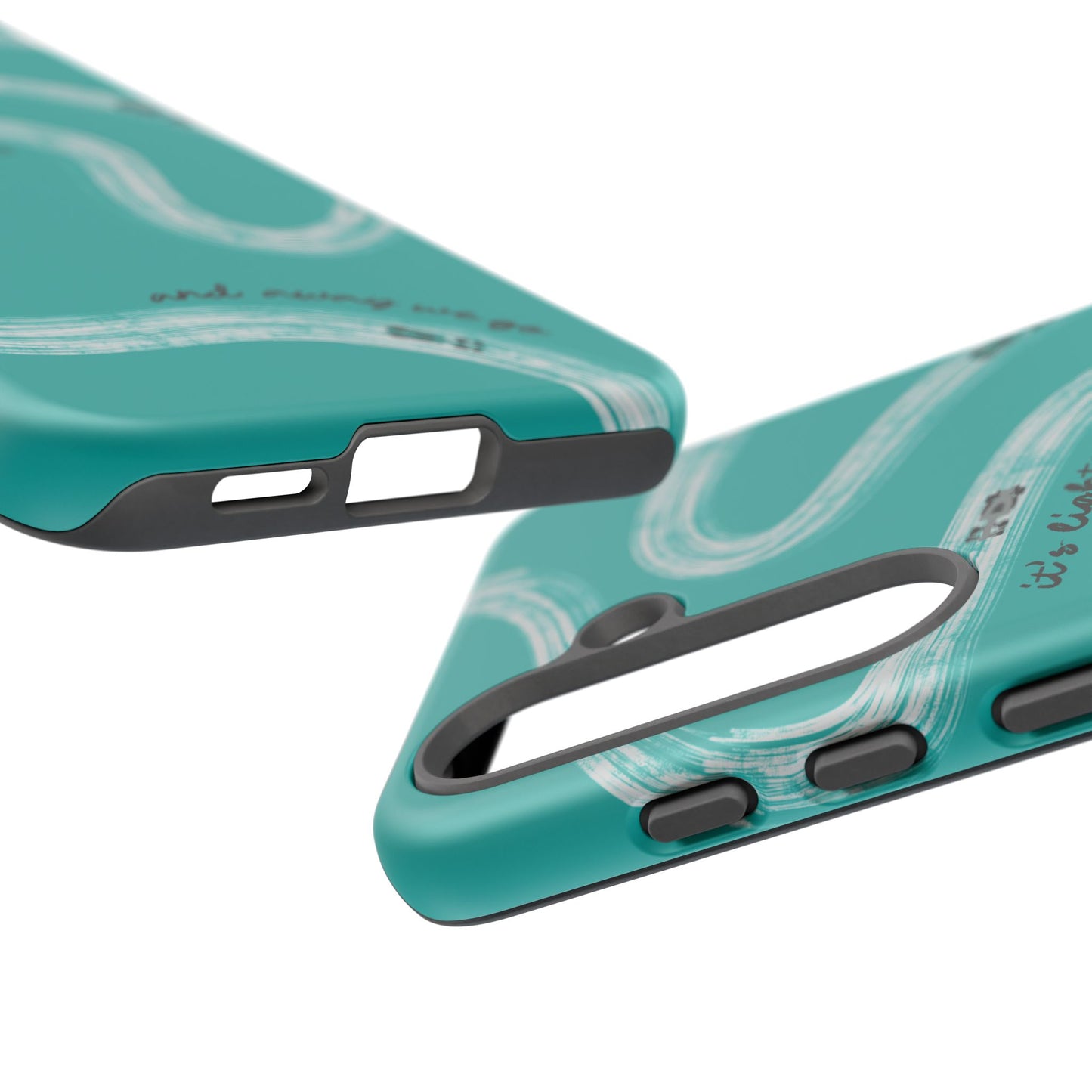 Mercedes F1 Phone Case Painted "its lights out and away we go", Trendy F1 Gift, Formula 1 Gift, Cute F1 Phone Case