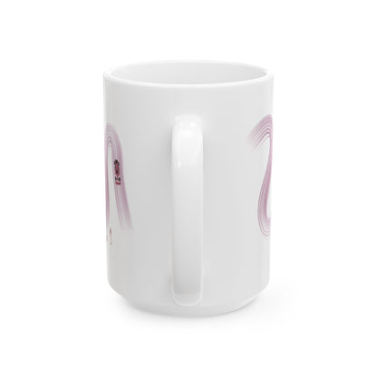 Purple Painted F1  It's Lights Out and Away We Go Mug, Unique Gift for Coffee Lovers, Whimsical Formula 1 Gift