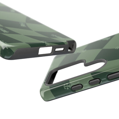 F1 Phone Case Green Checkerboard Design, Trendy F1 Gift, Formula 1 Gift, Cute F1 Phone Case, Unique Formula One Phone Case