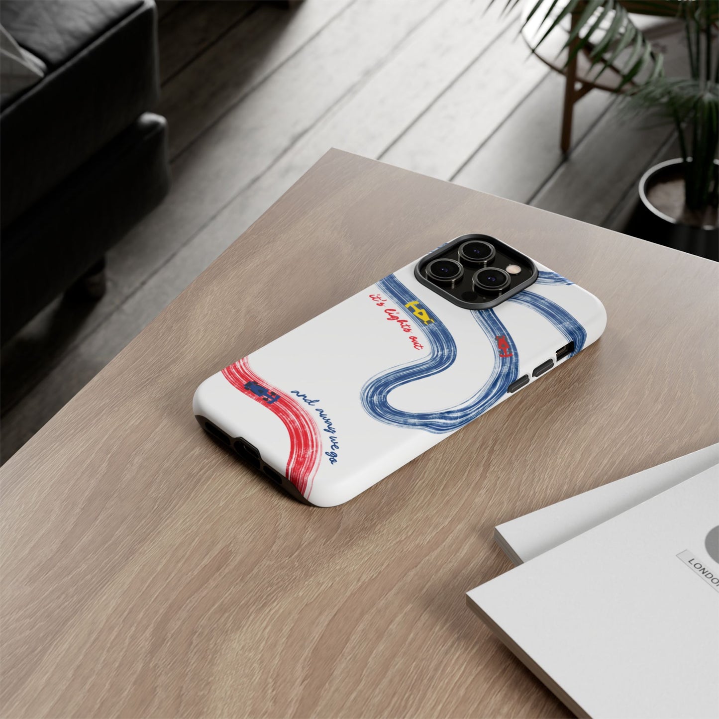 F1 Red Bull Racing Painted Track F1 Phone Case Design