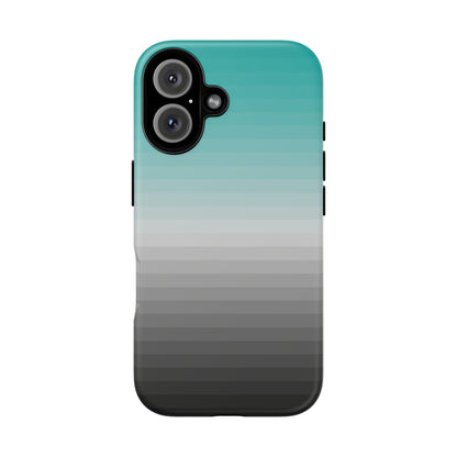 Mercedes F1 Phone Case Pixelated Team Colors, Trendy F1 Gift, Formula 1 Gift, Cute F1 Phone Case