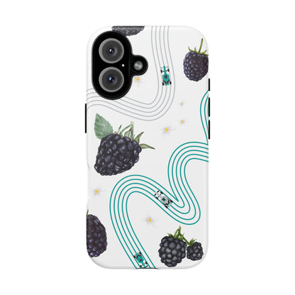 F1 Mercedes and Blackberries Phone Case , Trendy F1 Gift, Formula 1 Gift, Cute Fruit F1 Phone Case, Unique Phone Case