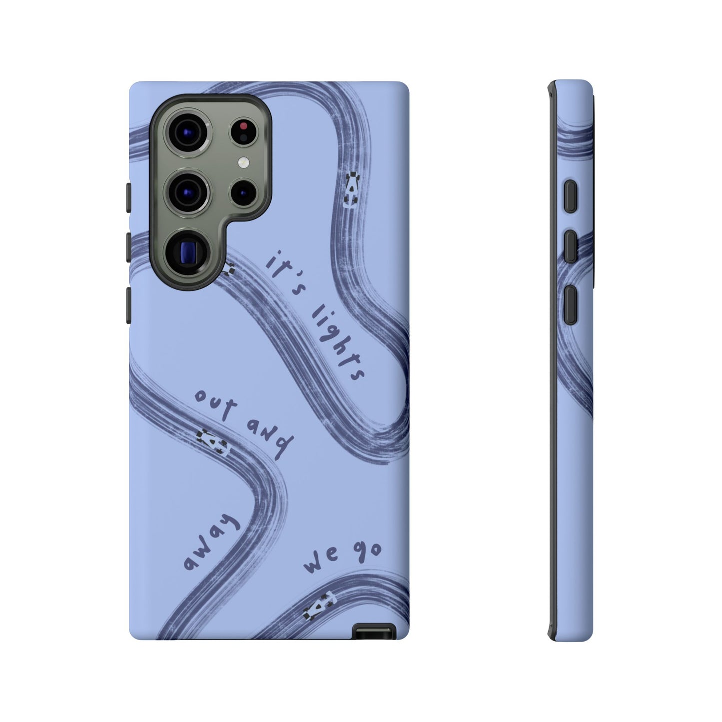 Blue Lights Out F1 Phone Case Design, Trendy F1 Gift, Formula 1 Gift, Cute F1 Phone Case, Unique Formula One Phone Case