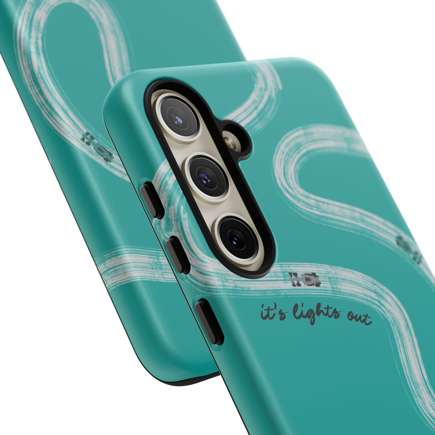 Mercedes F1 Phone Case Painted "its lights out and away we go", Trendy F1 Gift, Formula 1 Gift, Cute F1 Phone Case